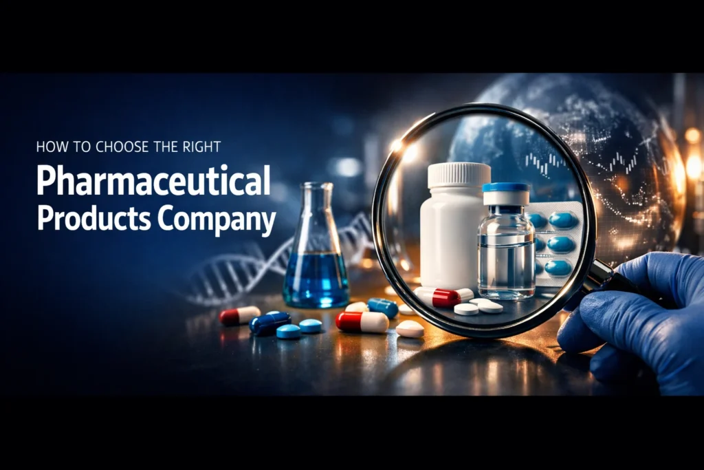 How to Choose the Right Pharmaceutical Products Company
