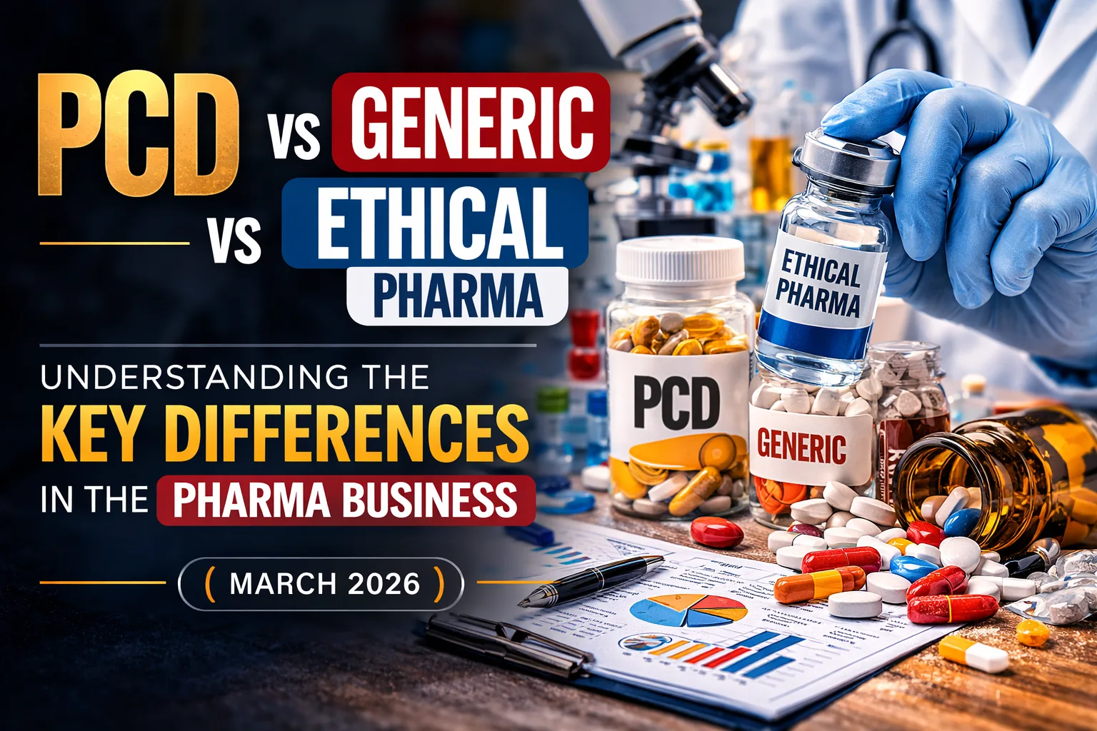 PCD vs Generic vs Ethical Pharma Understanding the Key Differences in the Pharmaceutical Business