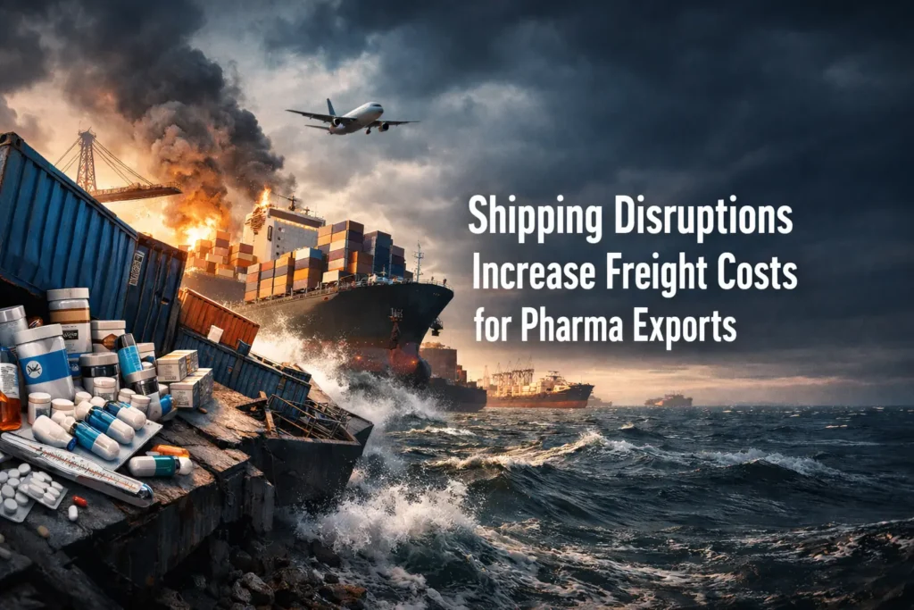 Shipping chaos and disrupted pharma exports
